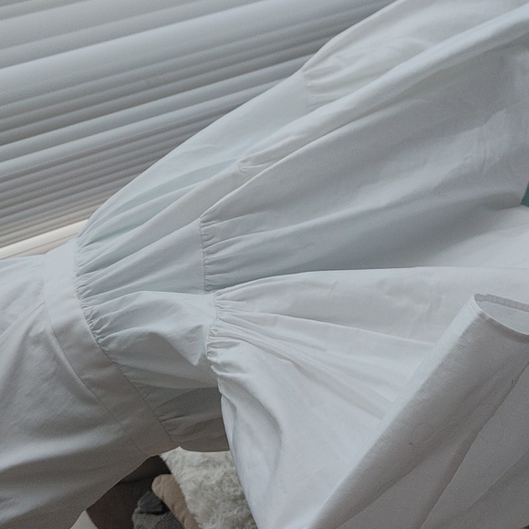 Making the cut beach backless wedding dress tiered M Project Runway pockets - Picture 12 of 14